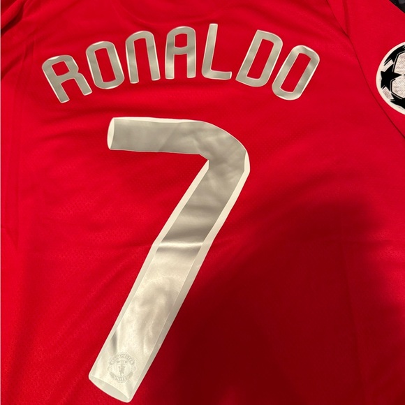 Cr7 cristiano ronaldo manchester united soccer jersey long sleeve brand new nike - Picture 4 of 9